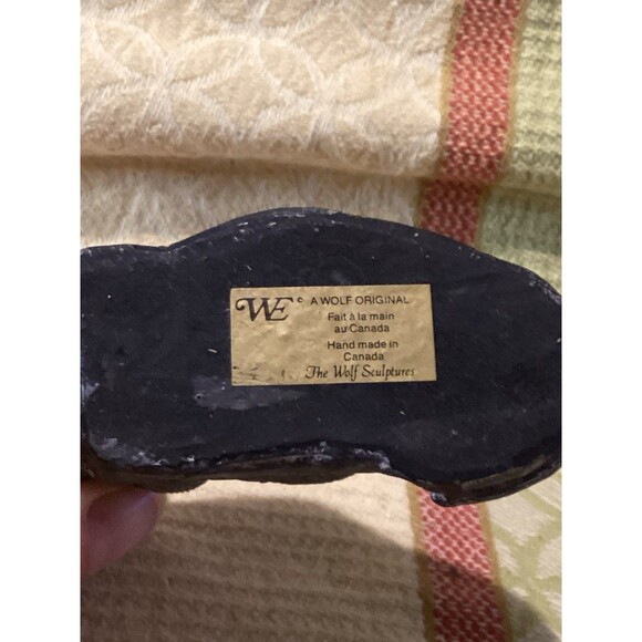 Wolf Original Handmade Soapstone 2 Seal & Otter Sculptures Figurine Made Canada - Picture 13 of 16